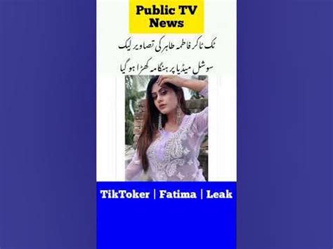 Fatima Tahir Pakistani Tiktoker Nudes Porn Videos